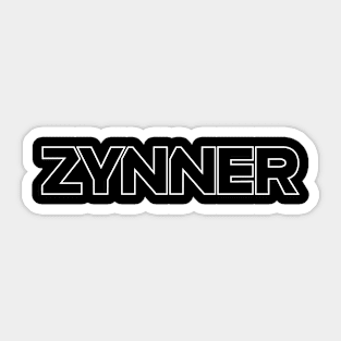 ZYNNER Sticker